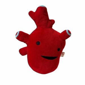 I Heart Guts Heart Plush I Got The Beat! Organ Stuffed Animal Toy Pillow 11 inch